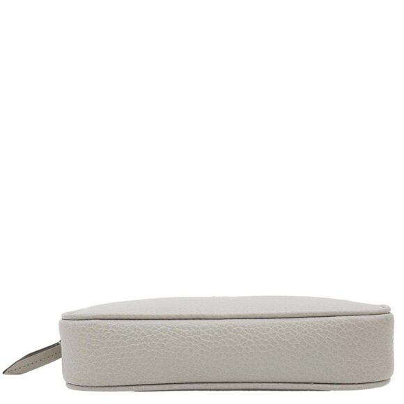 Gucci GG Marmont Super Mini Calfskin Leather Camera Shoulder Bag Grey 772759 - Picture 10 of 14